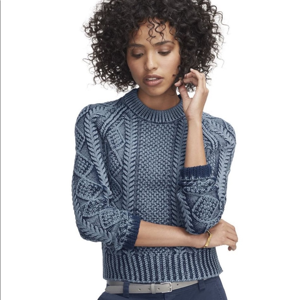 L.l Bean Signature Cotton Fisherman Sweater